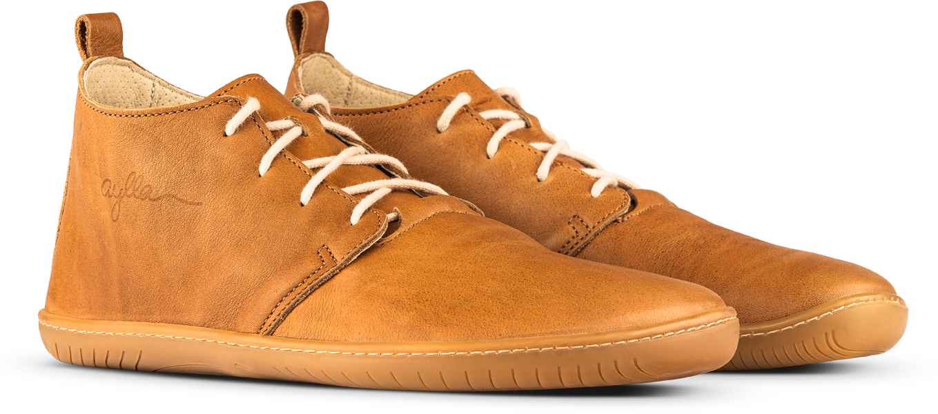 Sand color high-cut barefoot shoes