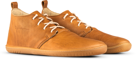 Sand color high-cut barefoot shoes