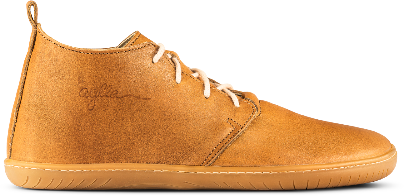 Sand color high-cut barefoot shoe