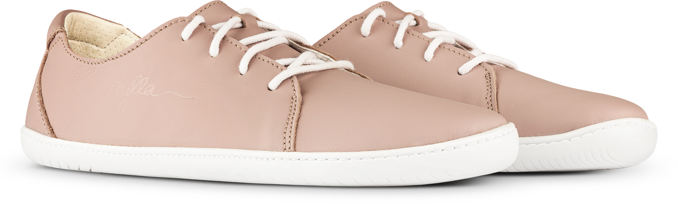 Pink low-cut barefoot shoes