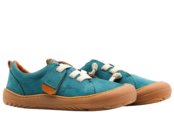 Barefoot shoes for kids. Blue color.