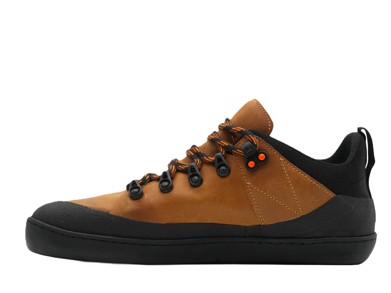 AYLLA BAREFOOT LOW TOP HIKING SHOES RUMI MENS - BROWN