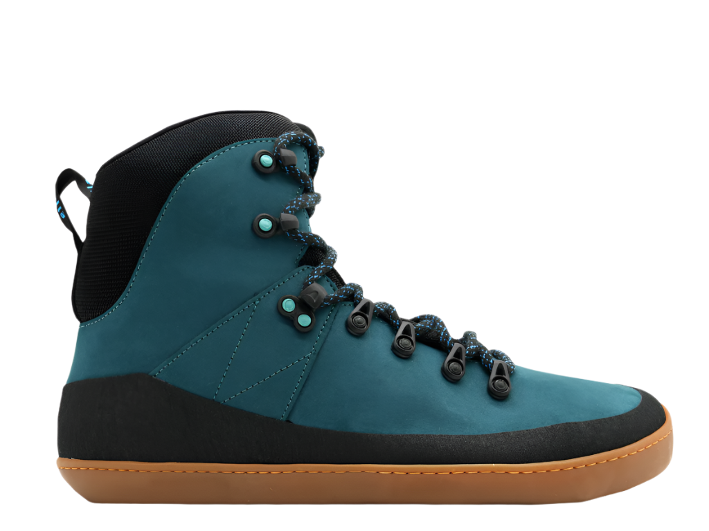 AYLLA BAREFOOT HIGH TOP HIKING BOOTS MITU WOMENS - PETROL