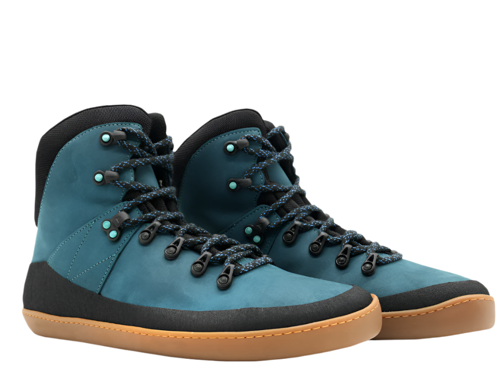 AYLLA BAREFOOT HIGH TOP HIKING BOOTS MITU WOMENS - PETROL