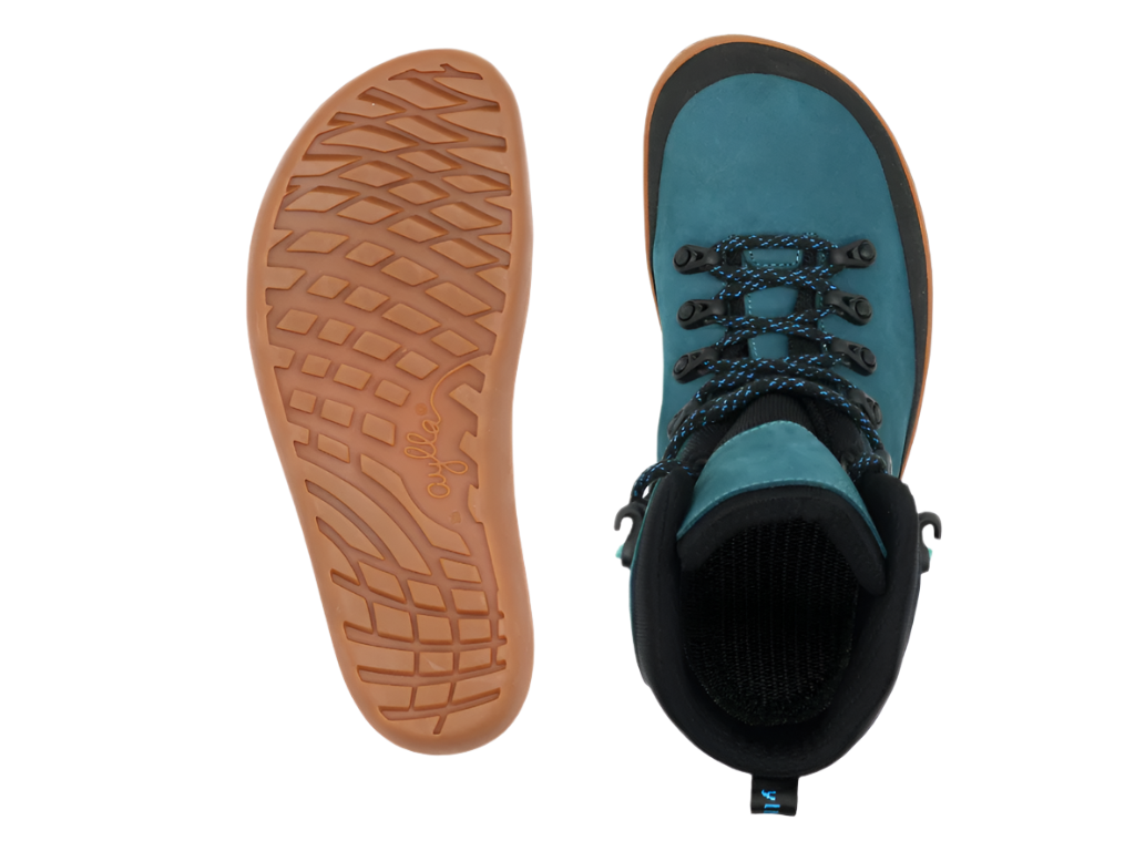 AYLLA BAREFOOT HIGH TOP HIKING BOOTS MITU WOMENS - PETROL