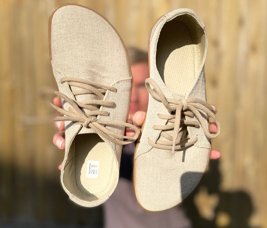 AYLLA BAREFOOT LOW TOP NUNA WOMENS - BEIGE 🌱