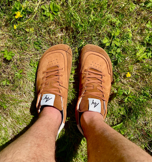 AYLLA BAREFOOT SNEAKER RURAQ MENS - BROWN
