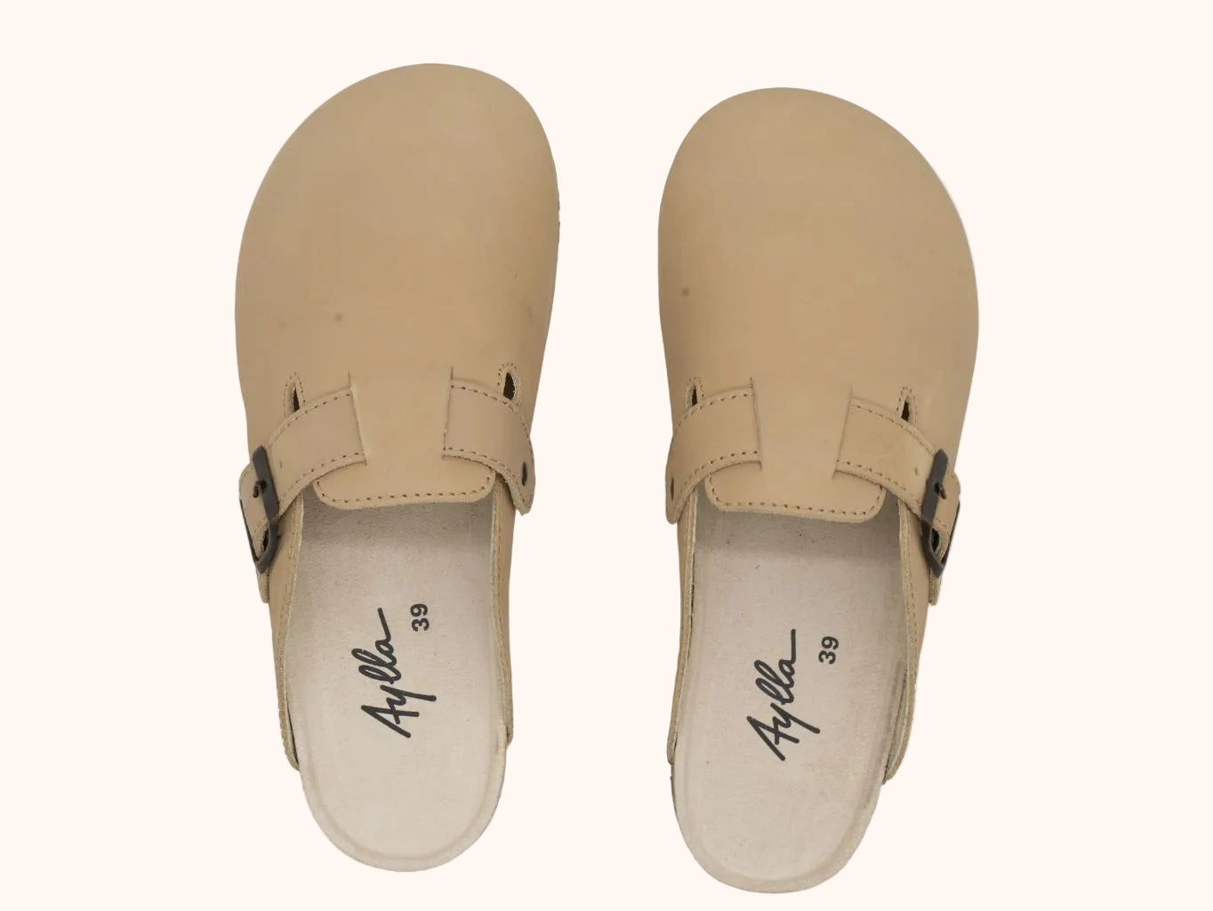 AYLLA BAREFOOT CLOGS TINKU UNISEX - BEIGE