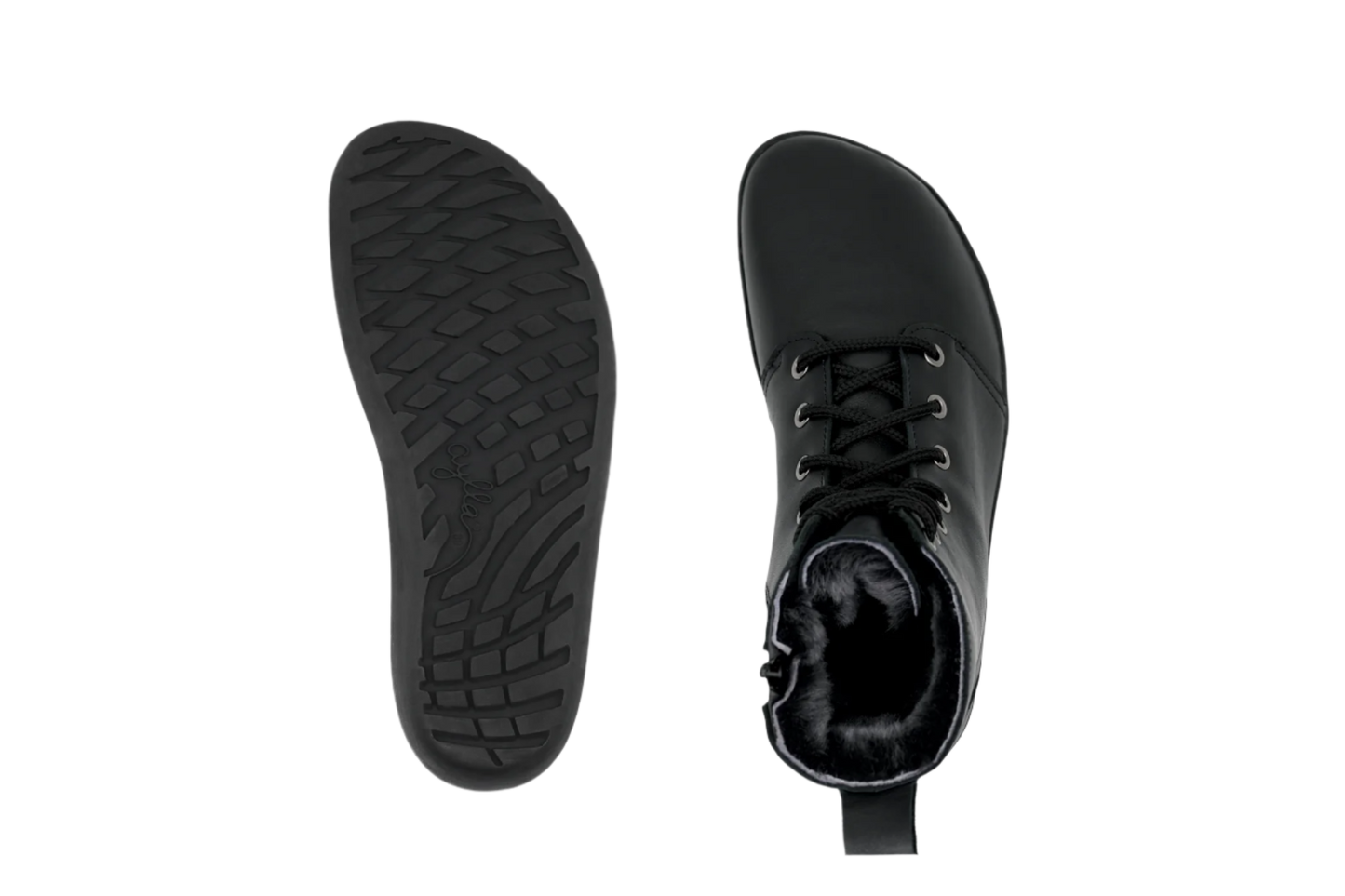 AYLLA BAREFOOT HIGH TOP CHIRI WINTER WOMENS - BLACK
