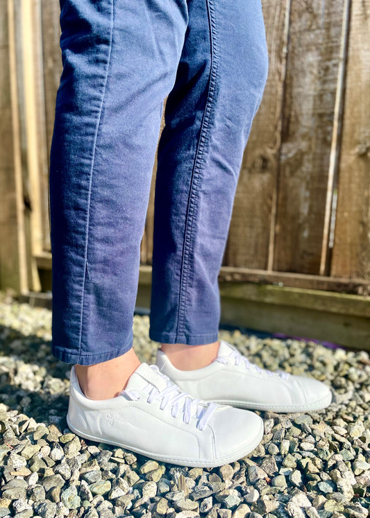 AYLLA BAREFOOT SNEAKER KECK MENS - WHITE