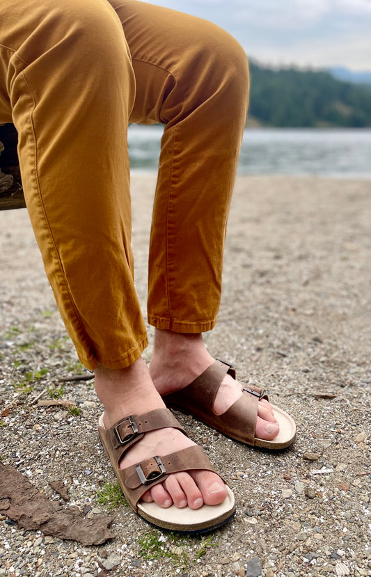 AYLLA BAREFOOT SLIPPERS THAK UNISEX - BROWN