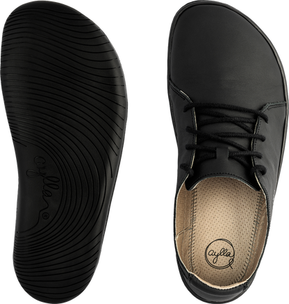 AYLLA BAREFOOT LOW CUT INCA WOMENS - BLACK