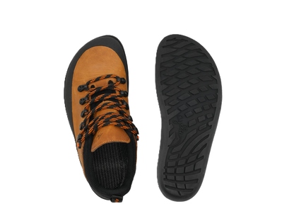 AYLLA BAREFOOT LOW TOP HIKING SHOES RUMI MENS - BROWN