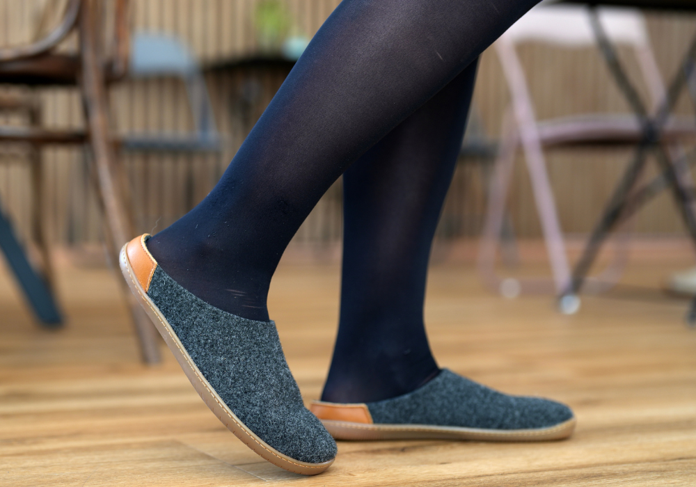 AYLLA BAREFOOT SLIPPERS WASI UNISEX - GREY