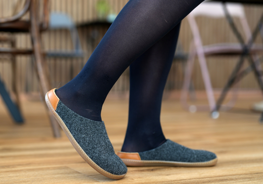 AYLLA BAREFOOT SLIPPERS WASI UNISEX - GREY