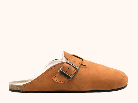 AYLLA BAREFOOT CLOGS TINKU WINTER UNISEX - HONEY