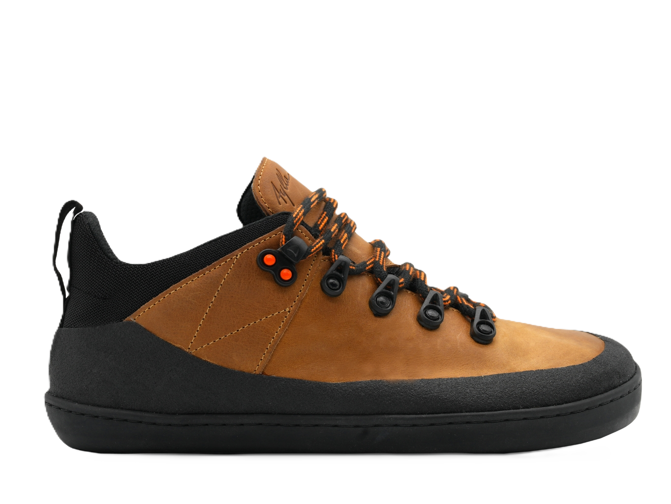 AYLLA BAREFOOT LOW TOP HIKING SHOES RUMI MENS - BROWN