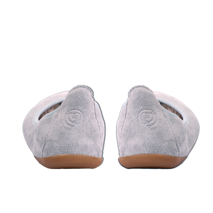 AYLLA BAREFOOT BALLERINA WOMENS VEGAN - LIGHT GREY 🌱