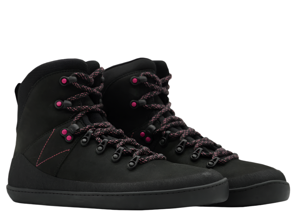 AYLLA BAREFOOT HIGH TOP MITU WOMENS - BLACK