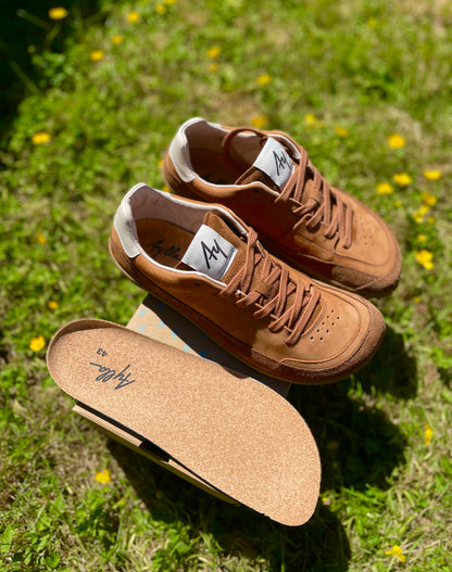 AYLLA BAREFOOT SNEAKER RURAQ MENS - BROWN