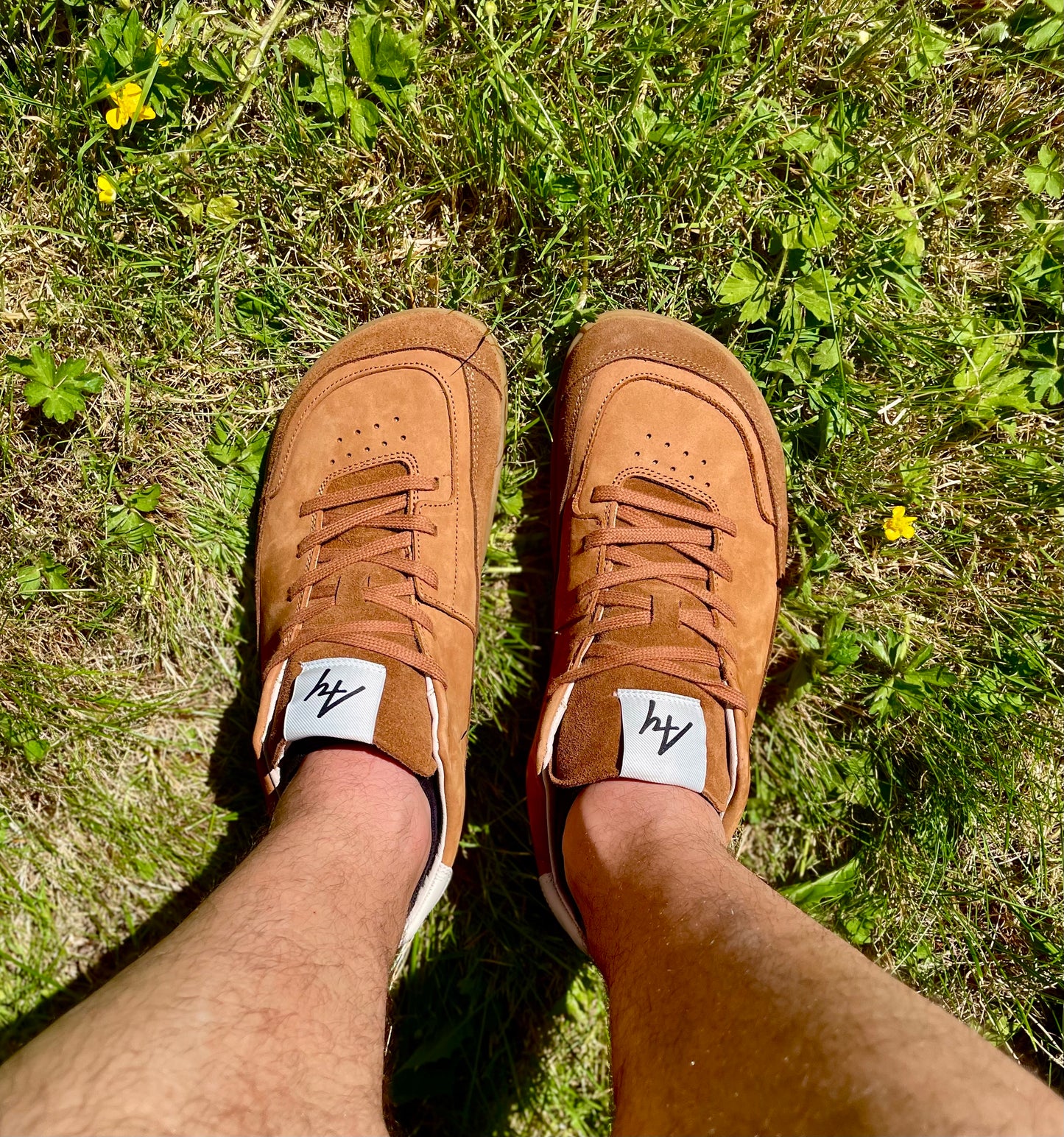 AYLLA BAREFOOT SNEAKER RURAQ MENS - BROWN