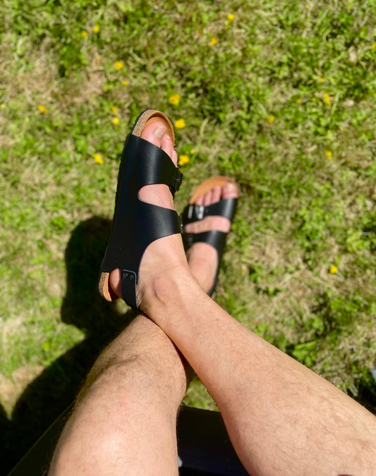 AYLLA BAREFOOT SANDALS ARENA UNISEX - BLACK