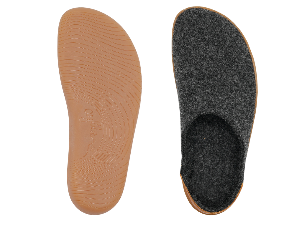 AYLLA BAREFOOT SLIPPERS WASI UNISEX - GREY