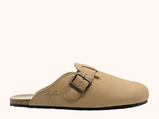 AYLLA BAREFOOT CLOGS TINKU UNISEX - BEIGE