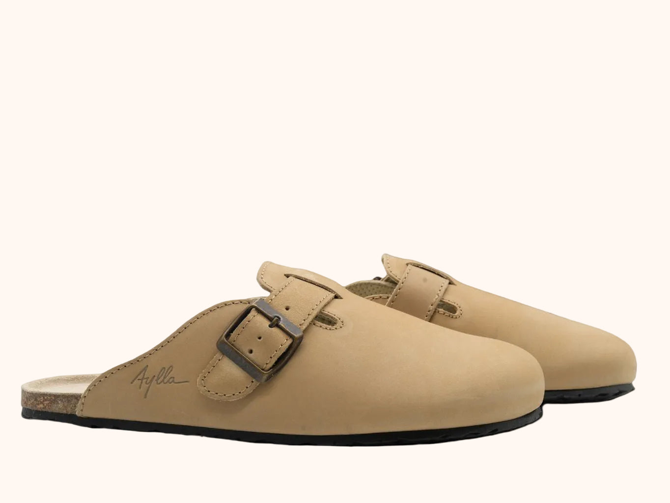 AYLLA BAREFOOT CLOGS TINKU UNISEX - BEIGE