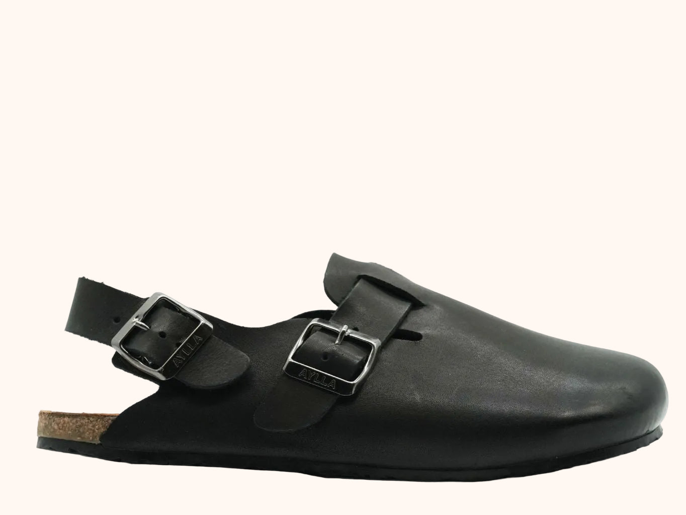 AYLLA BAREFOOT CLOGS TINKU SUMAQ UNISEX - BLACK