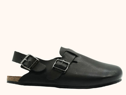 AYLLA BAREFOOT CLOGS TINKU SUMAQ UNISEX - BLACK