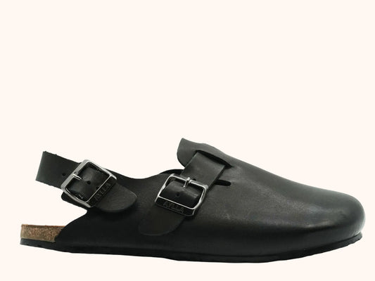 AYLLA BAREFOOT CLOGS TINKU SUMAQ UNISEX - BLACK
