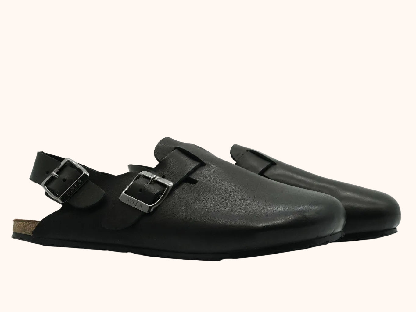 AYLLA BAREFOOT CLOGS TINKU SUMAQ UNISEX - BLACK