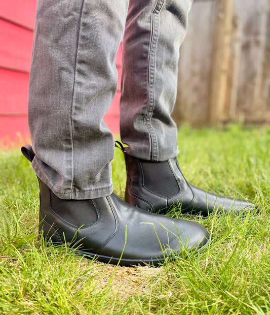 AYLLA BAREFOOT CHELSEA UMA MENS - BLACK
